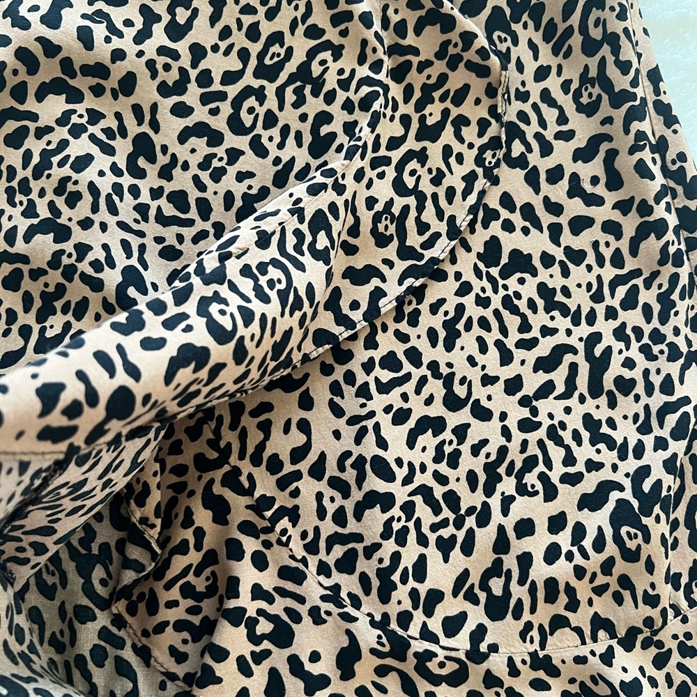 Leopard Print Ruffle Skirt - Picture 3 of 6